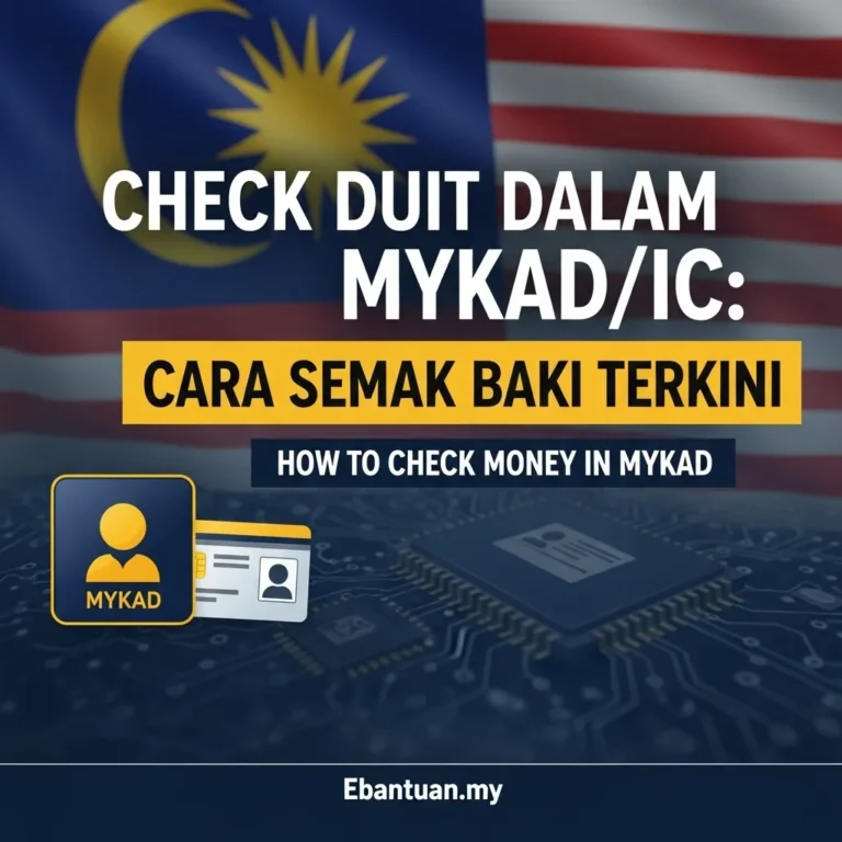 Check Duit Dalam Mykad/IC: Cara Semak Baki Terkini 8 Check Duit Dalam MykadIC Cara Semak Baki Terkini