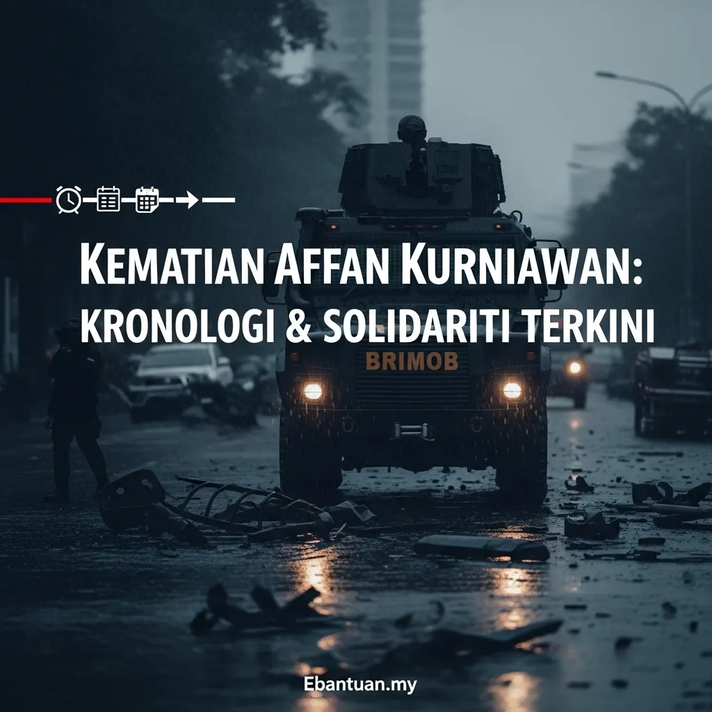Kematian Affan Kurniawan Kronologi & Solidariti Terkini