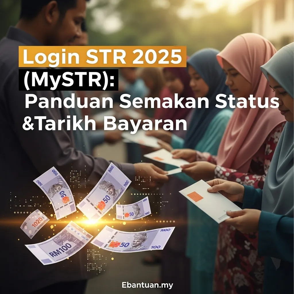 Login STR 2025 (MySTR): Panduan Semakan Status & Tarikh Bayaran 1 Login STR 2025 (MySTR) Panduan Semakan Status & Tarikh Bayaran