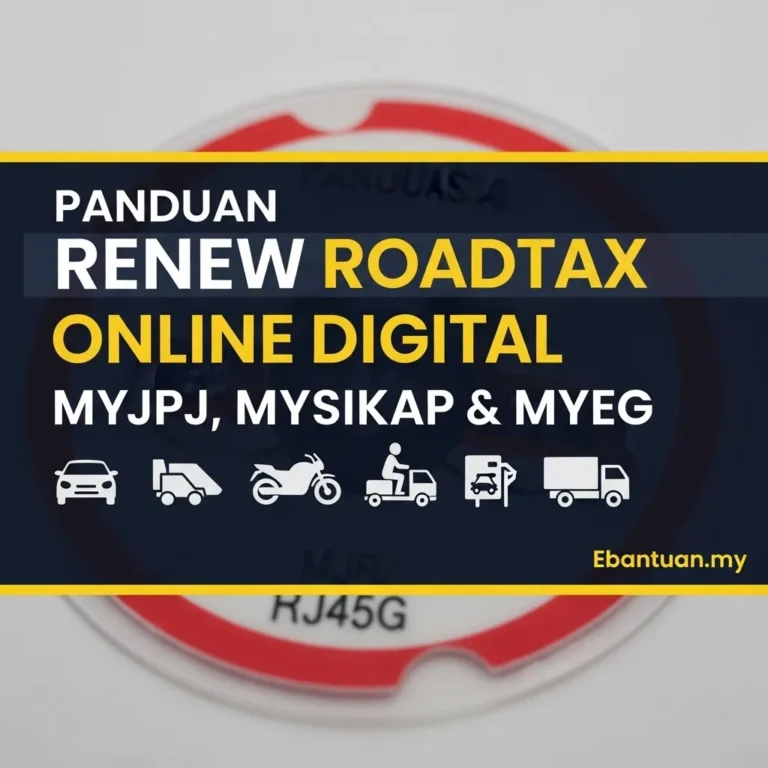 Panduan Renew Roadtax Online Digital MyJPJ, MySIKAP & MyEG 4 Panduan Renew Roadtax Online Digital MyJPJ, MySIKAP & MyEG