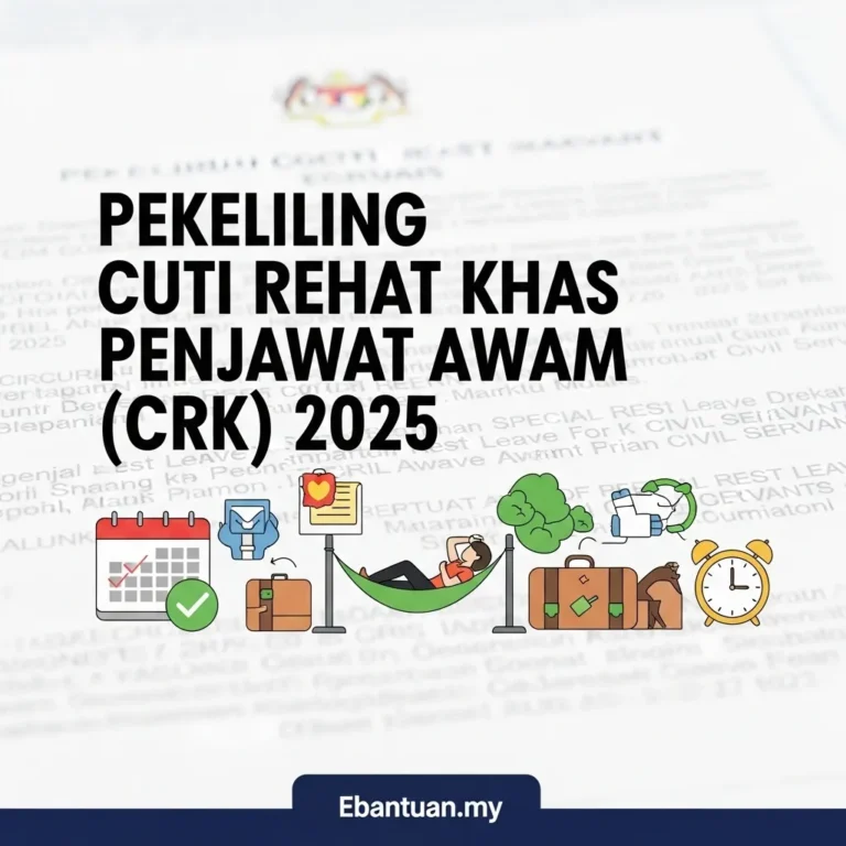 Pekeliling Cuti Rehat Khas Penjawat Awam (CRK) 2025 5 Pekeliling Cuti Rehat Khas Penjawat Awam (CRK) 2025