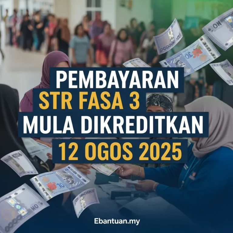 Pembayaran STR Fasa 3 Mula Dikreditkan 12 Ogos 2025