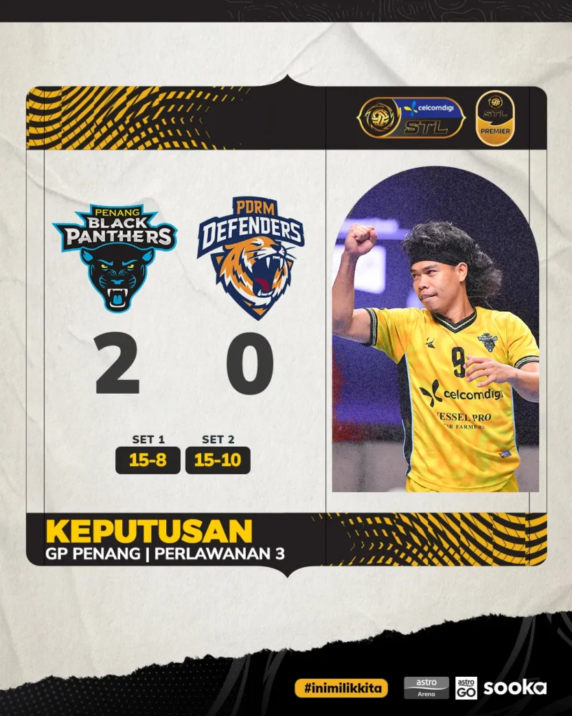 Penang Black Panthers Menang