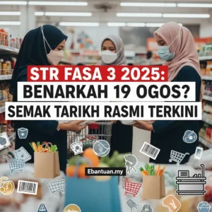STR Fasa 3 2025 Benarkah 19 Ogos Semak Tarikh Rasmi Terkini