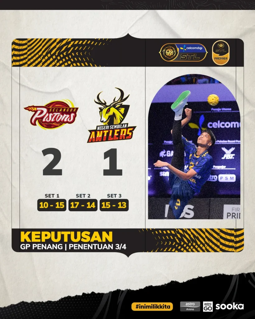 Selangor Pistons mengatasi Negeri Sembilan Antlers