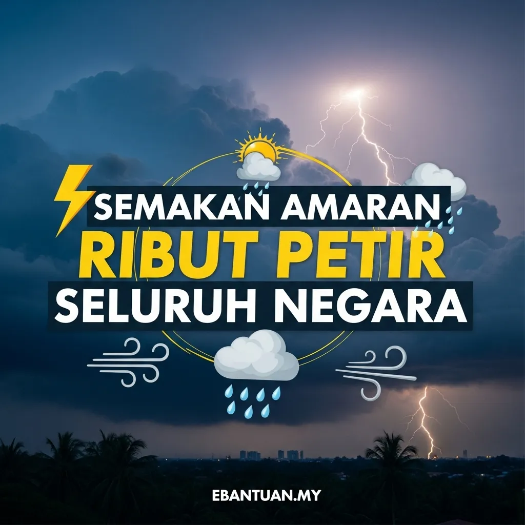 Live - Semakan Amaran Ribut Petir Seluruh Negara 1 Semakan Amaran Ribut Petir Seluruh Negara