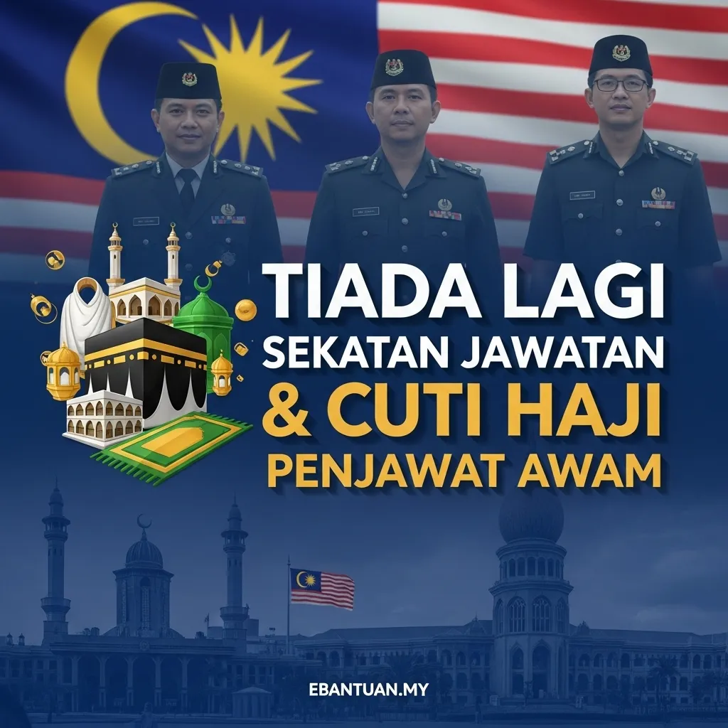 Tiada Lagi Sekatan Jawatan & Cuti Haji Penjawat Awam
