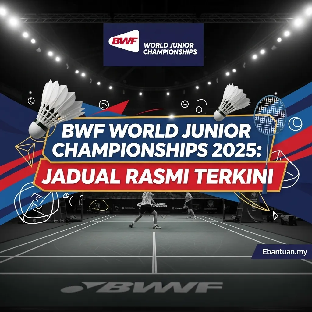 BWF World Junior Championships 2025 Jadual Rasmi Terkini
