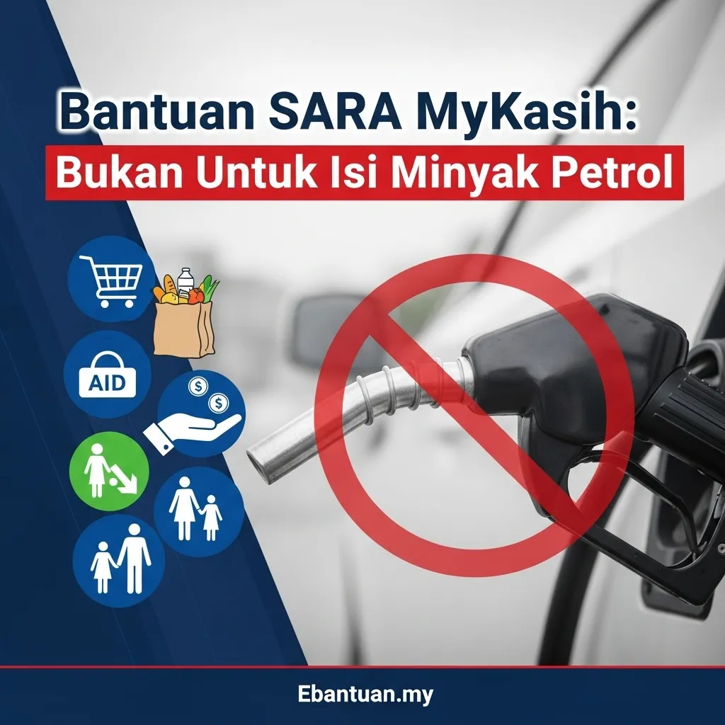 Bantuan SARA MyKasih: Bukan Untuk Isi Minyak Petrol 1 Bantuan SARA MyKasih Bukan Untuk Isi Minyak Petrol