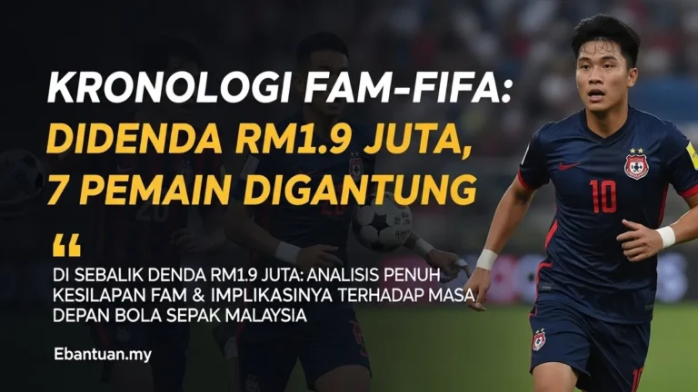 Kronologi FAM-FIFA: Didenda RM1.9 Juta, 7 Pemain Digantung 7 Kronologi FAM-FIFA Didenda RM1.9 Juta, 7 Pemain Digantung
