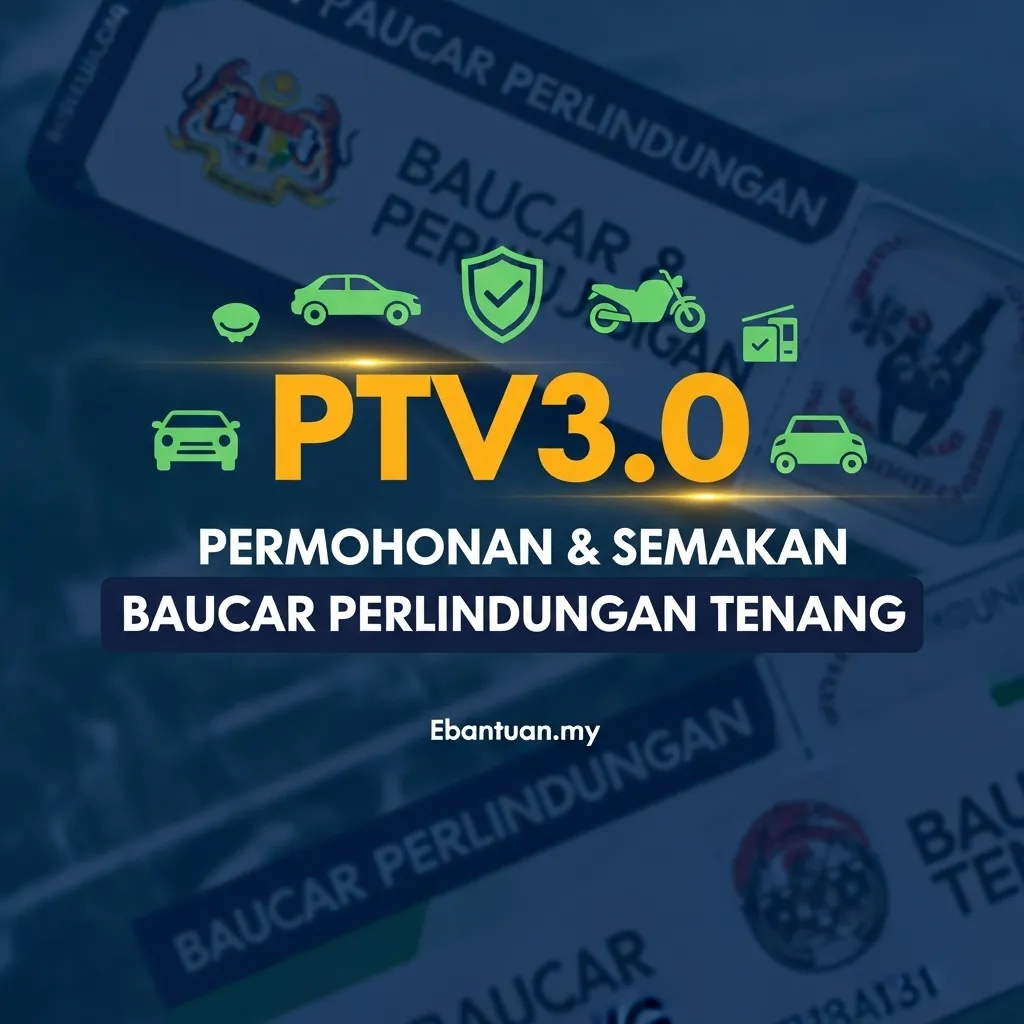 PTV3.0 Permohonan & Semakan Baucar Perlindungan Tenang