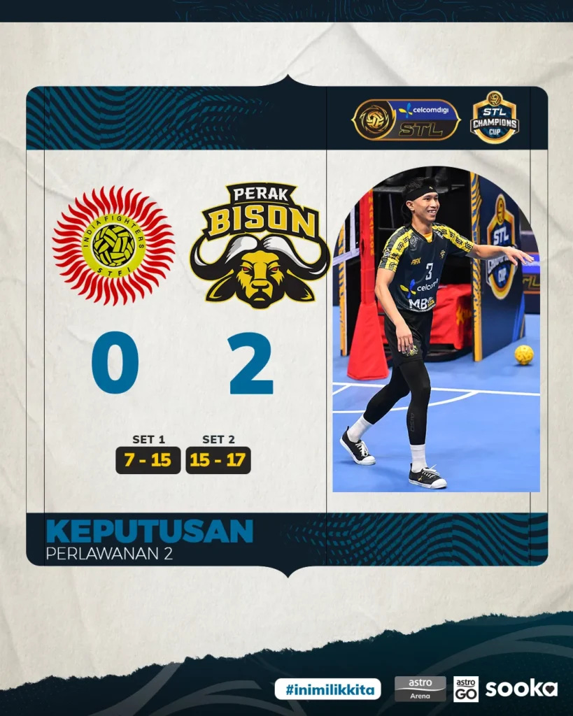 Perak Bison mengalahkan STFI India Fighters