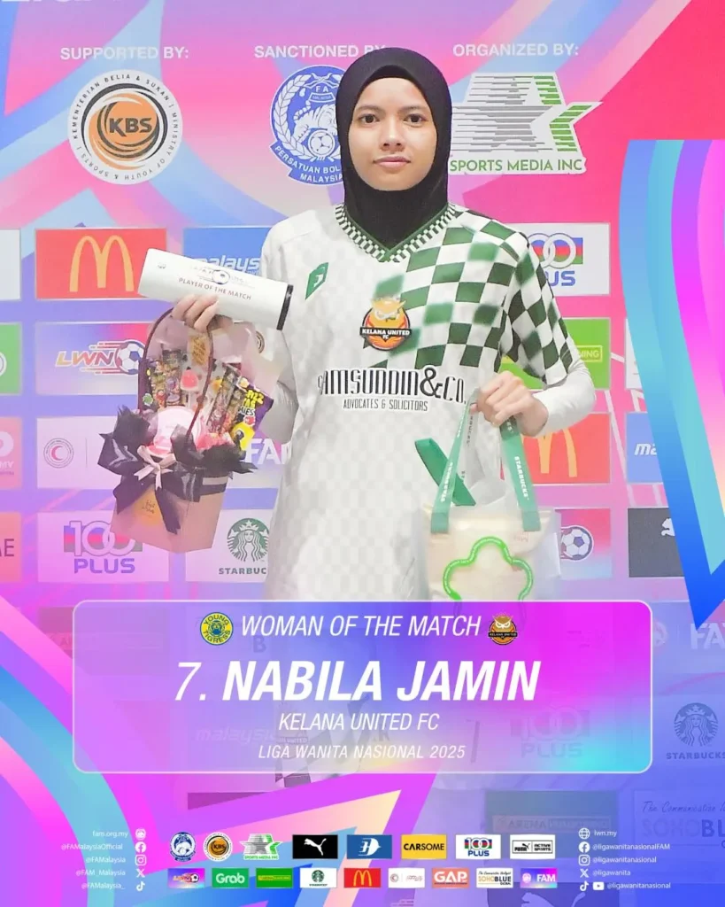 Woman of The Match Perlawanan 19 Rabu 10 Sept 2025