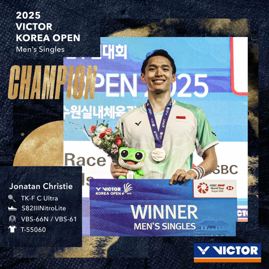 juara BWF Korea Open Badminton 2025 3