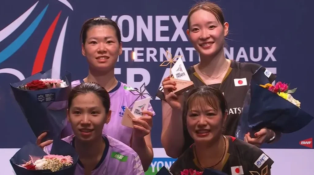 Juara Pasangan Perempuan Womens Doubles WD