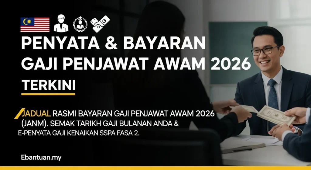 Penyata & Jadual Bayaran Gaji Penjawat Awam 2026 Terkini