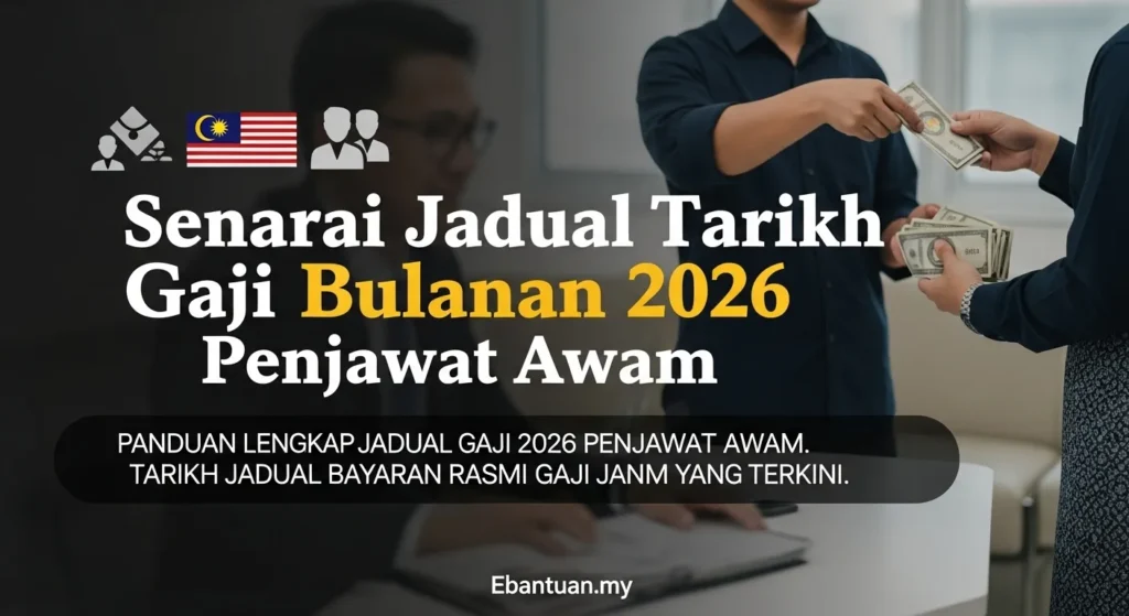 Senarai Jadual Tarikh Gaji Bulanan 2026 Penjawat Awam