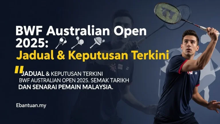 BWF Australian Open 2025 Jadual & Keputusan Terkini