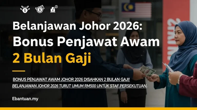 Belanjawan Johor 2026 Bonus Penjawat Awam 2 Bulan Gaji