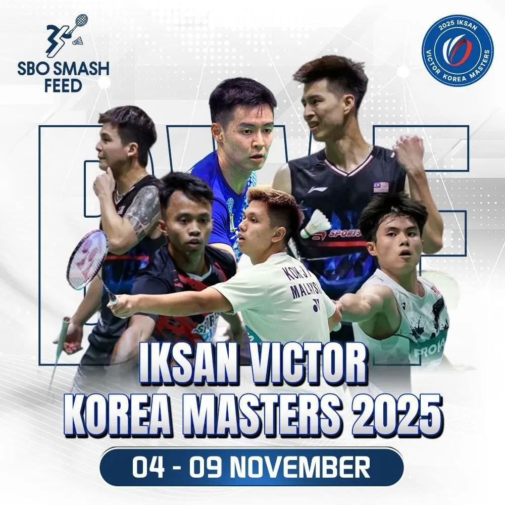 VICTOR Korea Masters BWF 2025: Jadual & Keputusan Terkini 2 IKSAN VICTOR Korea Masters BWF 2025