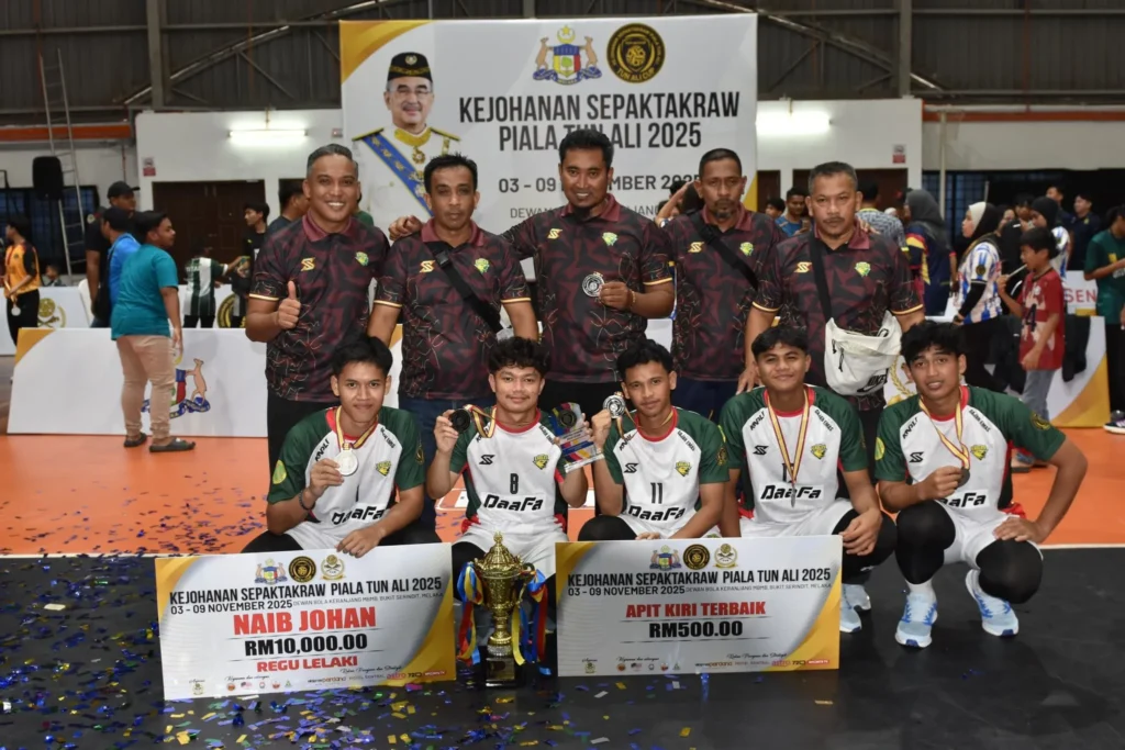 Juara Sepak Takraw Piala Tun Ali 2025