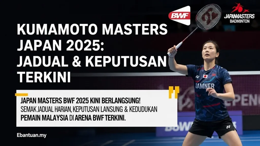 Kumamoto Masters Japan 2025 Jadual & Keputusan Terkini