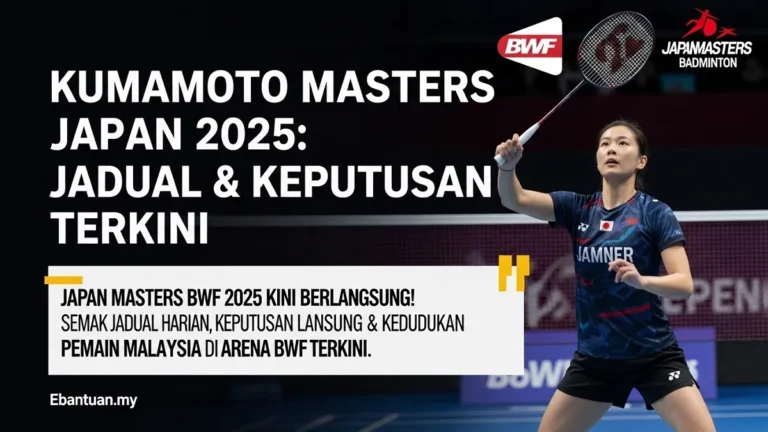 Kumamoto Masters Japan 2025 Jadual & Keputusan Terkini