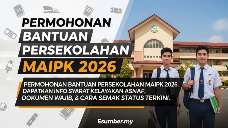 Permohonan Bantuan Persekolahan MAIPK 2026