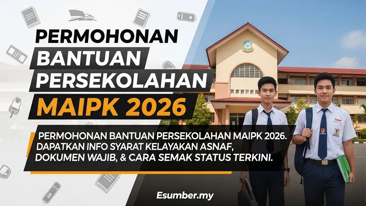 Permohonan Bantuan Persekolahan MAIPK 2026
