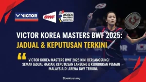 VICTOR Korea Masters BWF 2025 Jadual & Keputusan Terkini