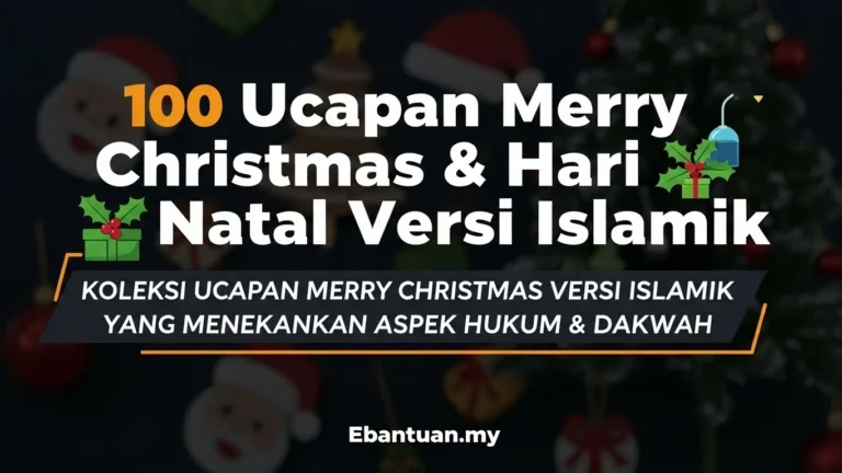 100 Ucapan Merry Christmas & Hari Natal Versi Islamik