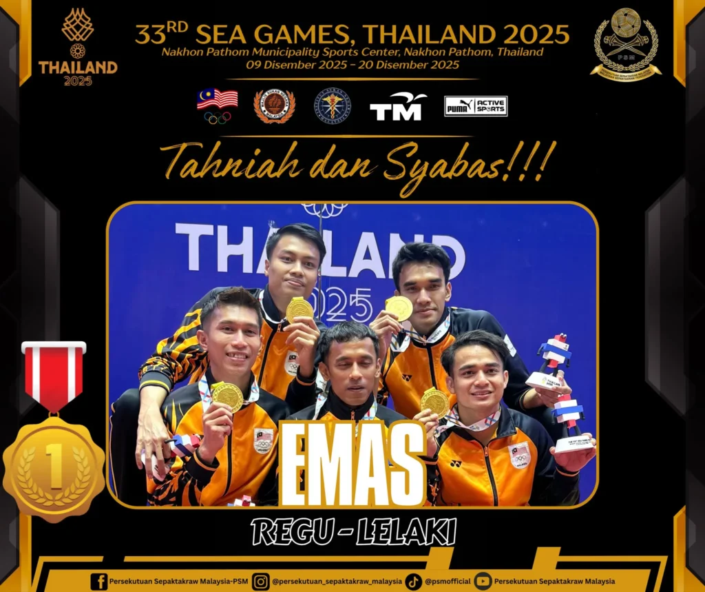 Sepak Takraw Sukan SEA 2025: Juara & Keputusan Terkini 6 Keputusan Final Sepak Takraw Sukan SEA 2025 2