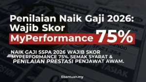 Penilaian Naik Gaji 2026 Wajib Skor MyPerformance 75%