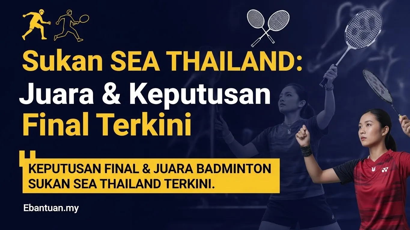 Sukan SEA Thailand Badminton: Juara & Keputusan Terkini 1 Sukan SEA Thailand Badminton Juara & Keputusan Terkini