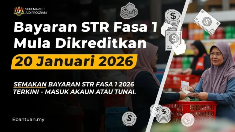 Bayaran STR Fasa 1 Mula Dikreditkan 20 Januari 2026