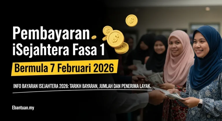 Pembayaran iSejahtera Fasa 1 Bermula 7 Februari 2026