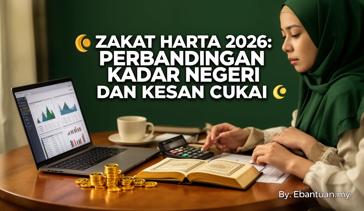 Zakat Harta 2026: Perbandingan Kadar Negeri dan Kesan Cukai