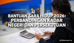 Bantuan Sara Hidup 2026: Perbandingan Kadar Negeri dan Persekutuan