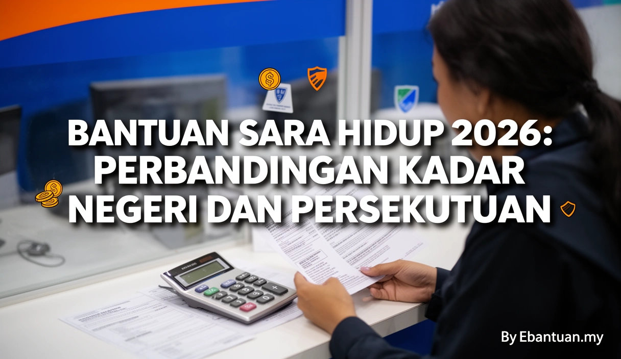 Bantuan Sara Hidup 2026: Perbandingan Kadar Negeri dan Persekutuan 1 Bantuan Sara Hidup 2026: Perbandingan Kadar Negeri dan Persekutuan