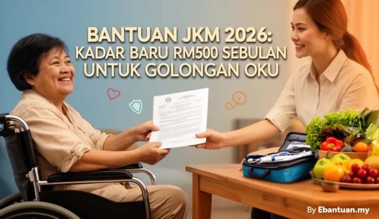 Bantuan JKM 2026: Kadar Baru RM500 Sebulan Untuk Golongan OKU