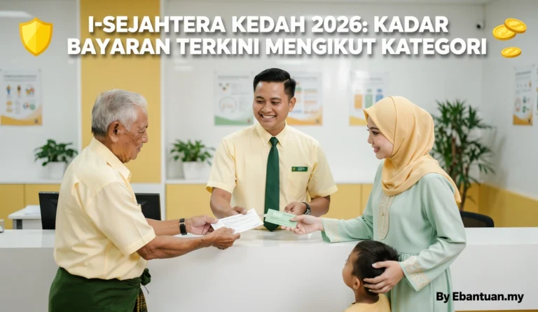 i-Sejahtera Kedah 2026: Kadar Bayaran Terkini Mengikut Kategori