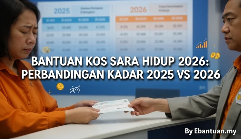 Bantuan Kos Sara Hidup 2026: Perbandingan Kadar 2025 vs 2026