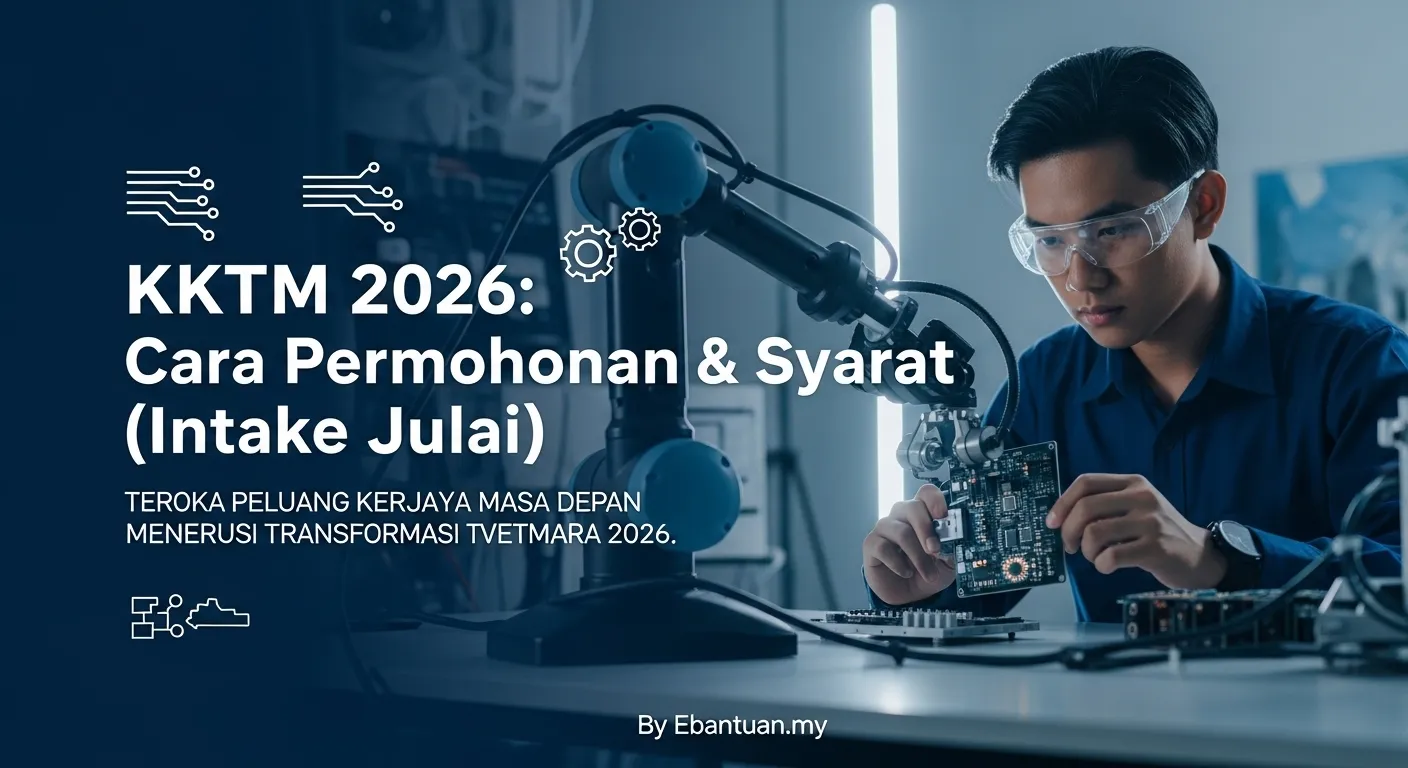 KKTM 2026: Cara Permohonan & Syarat (Intake Julai) 1 KKTM 2026 Cara Permohonan & Syarat (Intake Julai)