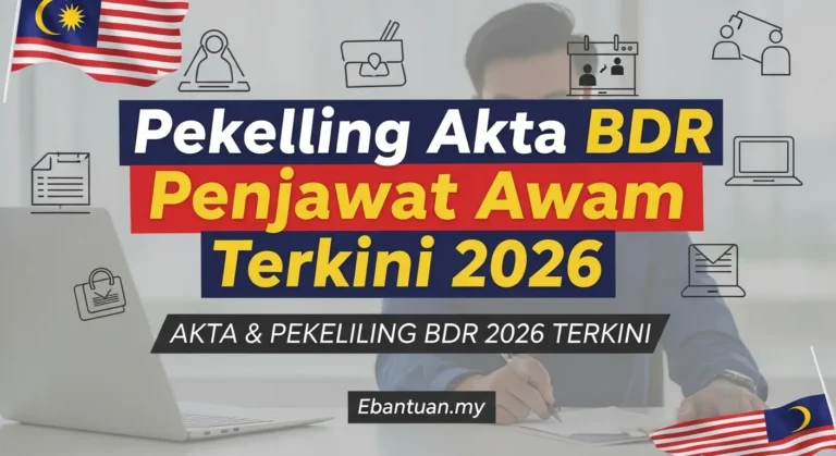 Pekeliling Akta BDR Penjawat Awam Terkini 2026