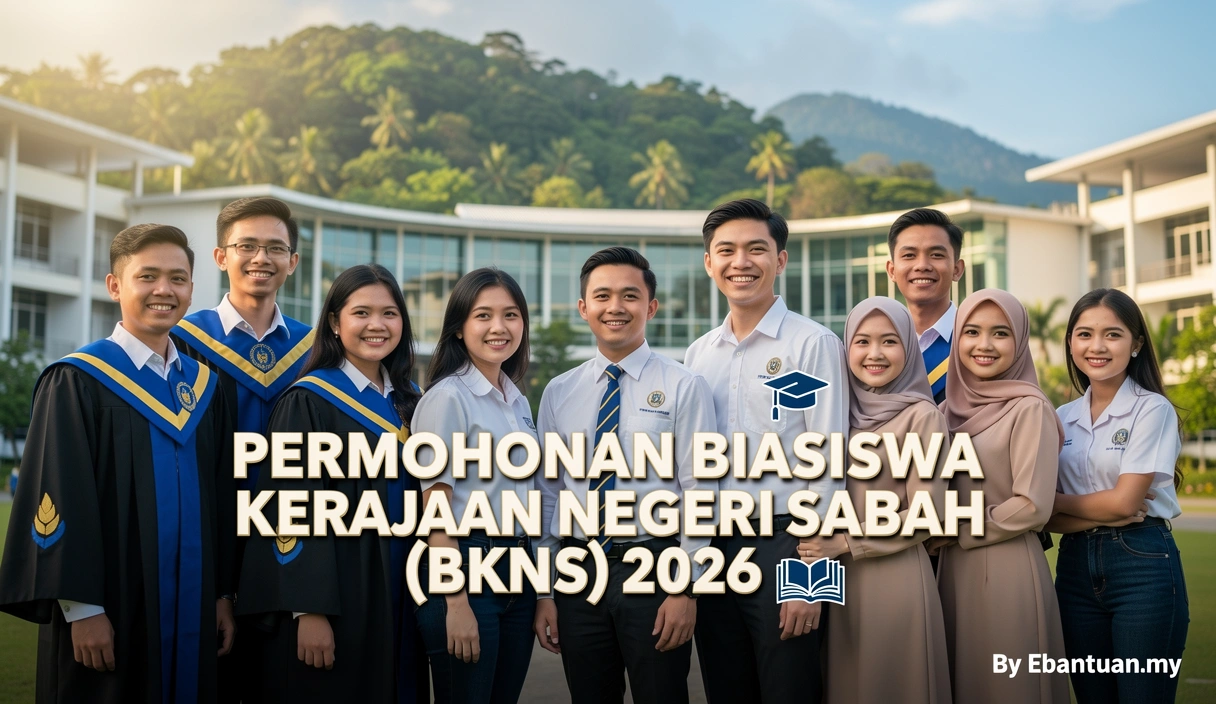 Permohonan Biasiswa Kerajaan Negeri Sabah (BKNS) 2026