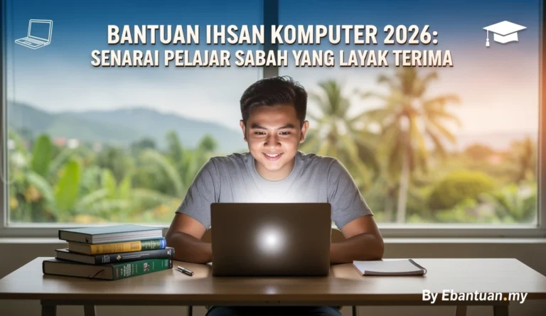 Bantuan Ihsan Komputer 2026: Senarai Pelajar Sabah Yang Layak Terima