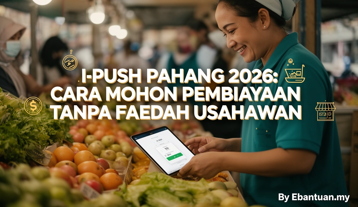 I-Push Pahang 2026: Cara Mohon Pembiayaan Tanpa Faedah Usahawan