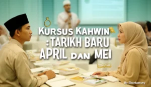 Kursus Kahwin Perak: Tarikh Baru April dan Mei