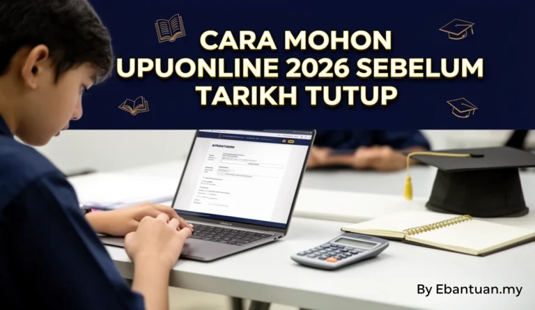 Cara Mohon UPUOnline 2026 Sebelum Tarikh Tutup