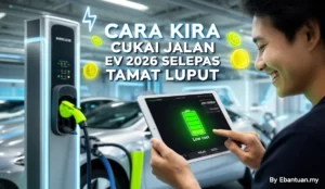 Cara Kira Cukai Jalan EV 2026 Selepas Tamat Luput